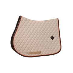 Kentucky Horsewear Saddle Pad Onion Quilt Neon Leather Jumping