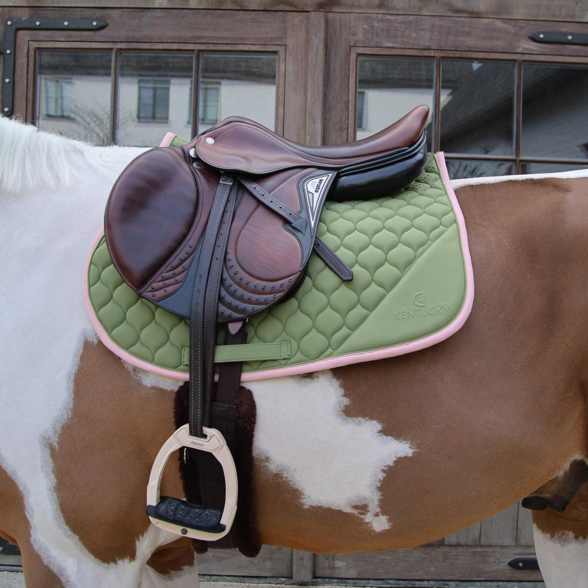 Kentucky Horsewear Saddle Pad Softshell Onion Quilt Jumping