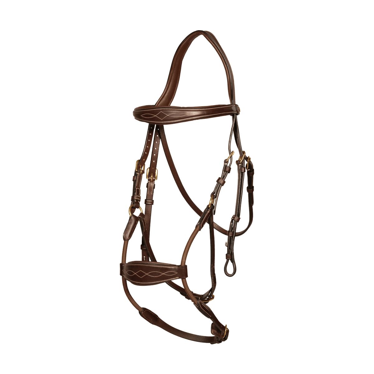 Dy'on D Collection Elastic Hybrid Noseband Bridle