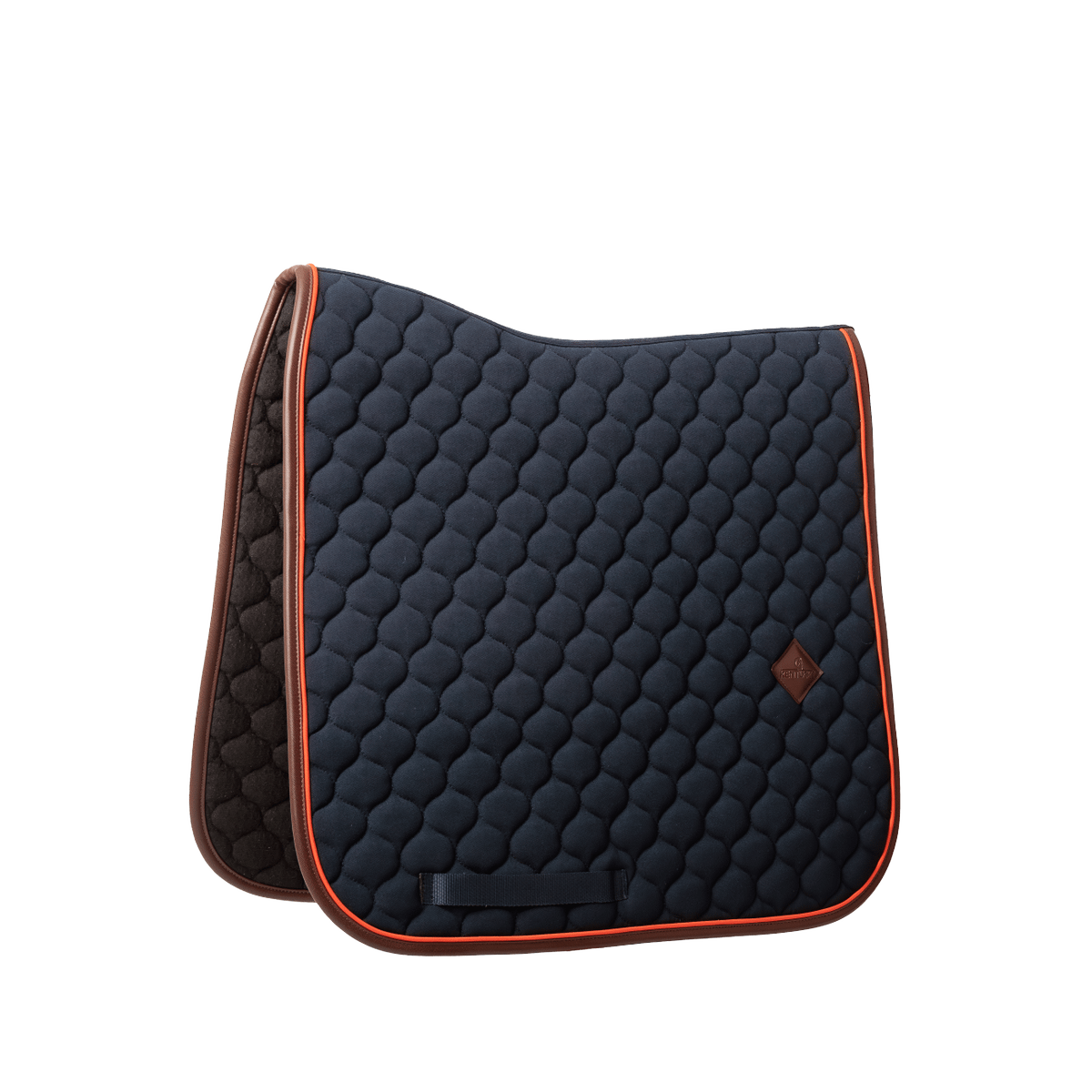 Kentucky Horsewear Saddle Pad Onion Quilt Neon Leather Dressage