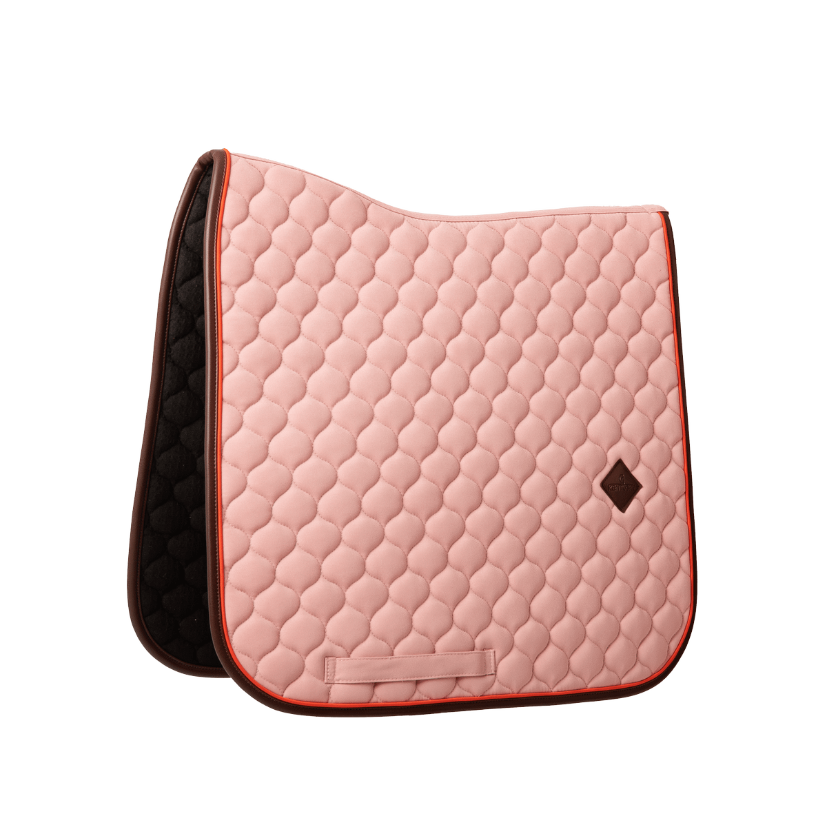 Kentucky Horsewear Saddle Pad Onion Quilt Neon Leather Dressage