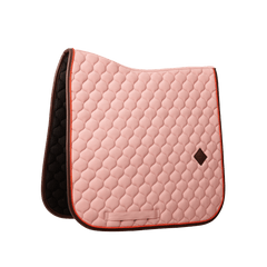 Kentucky Horsewear Saddle Pad Onion Quilt Neon Leather Dressage