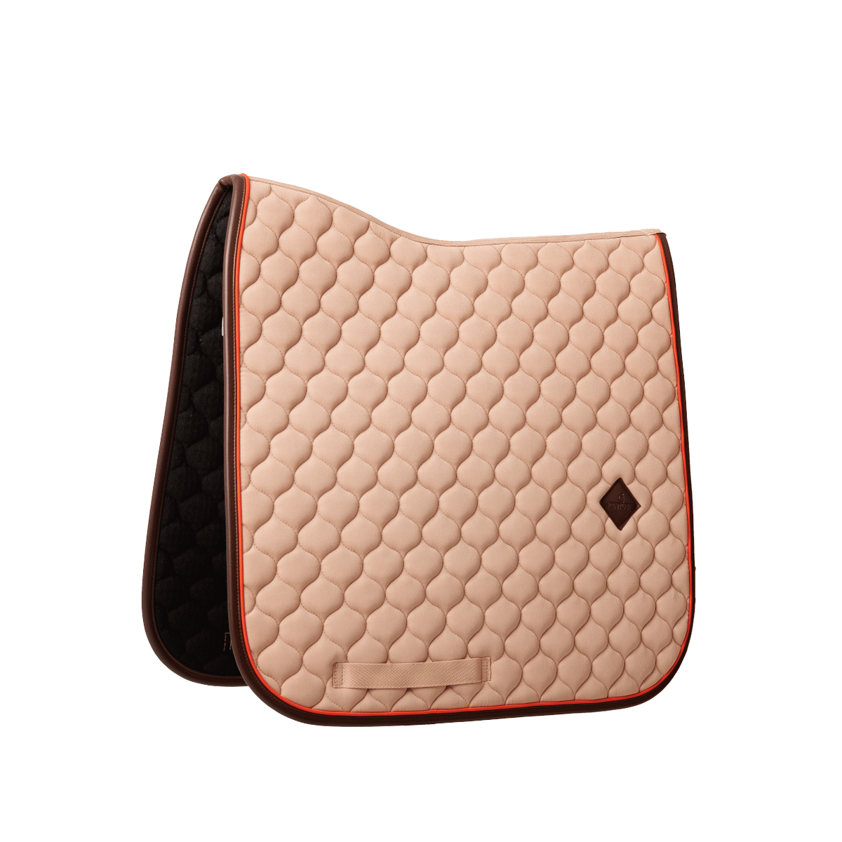 Kentucky Horsewear Saddle Pad Onion Quilt Neon Leather Dressage
