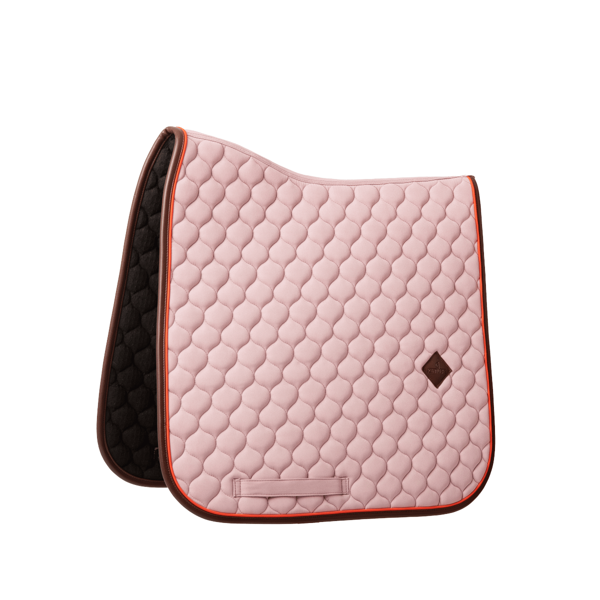 Kentucky Horsewear Saddle Pad Onion Quilt Neon Leather Dressage