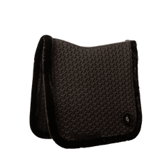 Kentucky Horsewear Saddle Pad Fake Fur Plaited Quilt Dressage