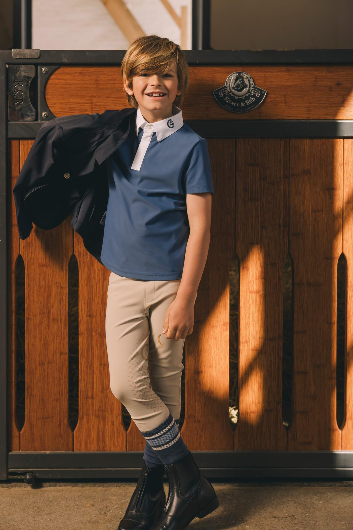 Kentucky Horsewear Boy Show Shirt Short Osaka Kids