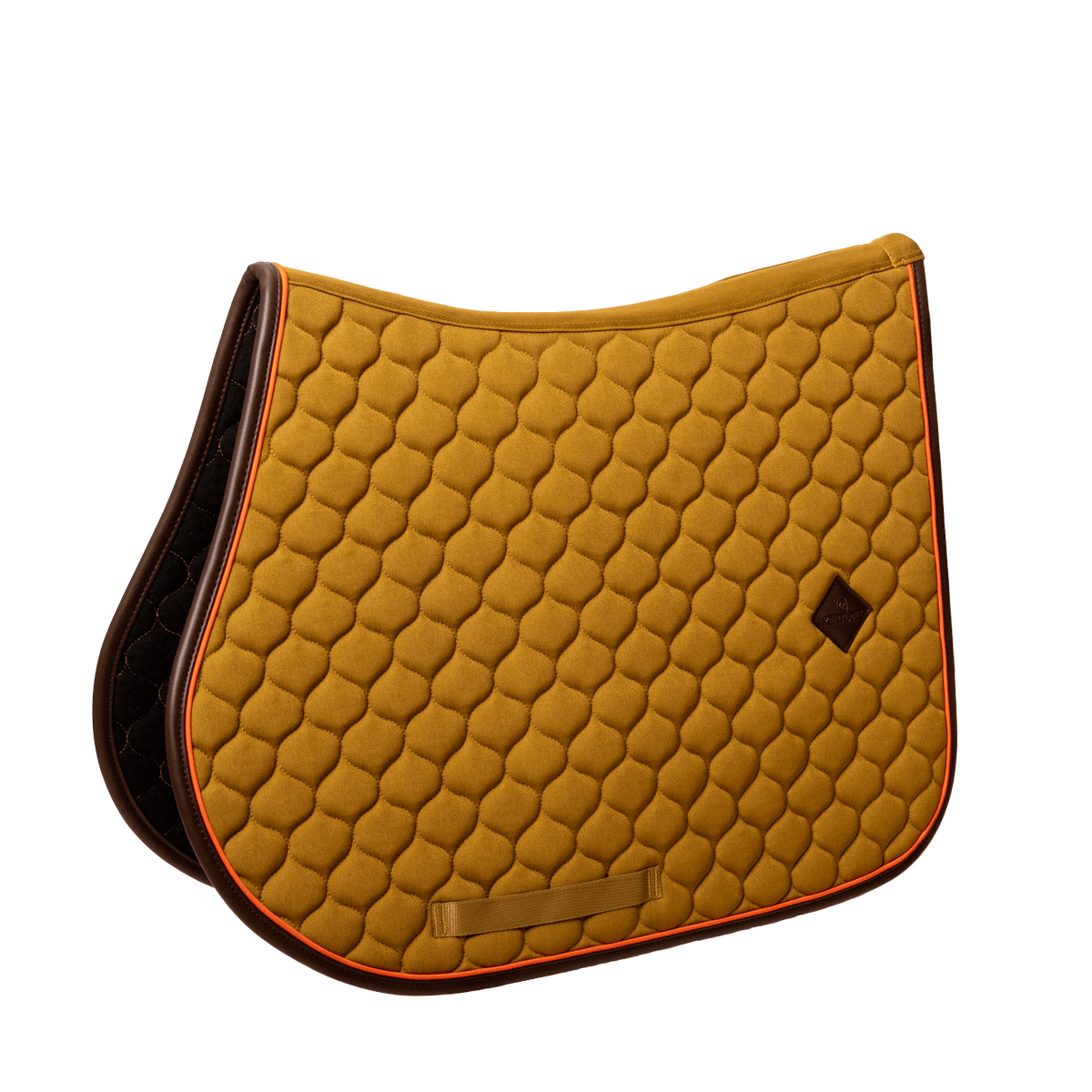 Kentucky Horsewear Saddle Pad Onion Quilt Neon Leather Jumping