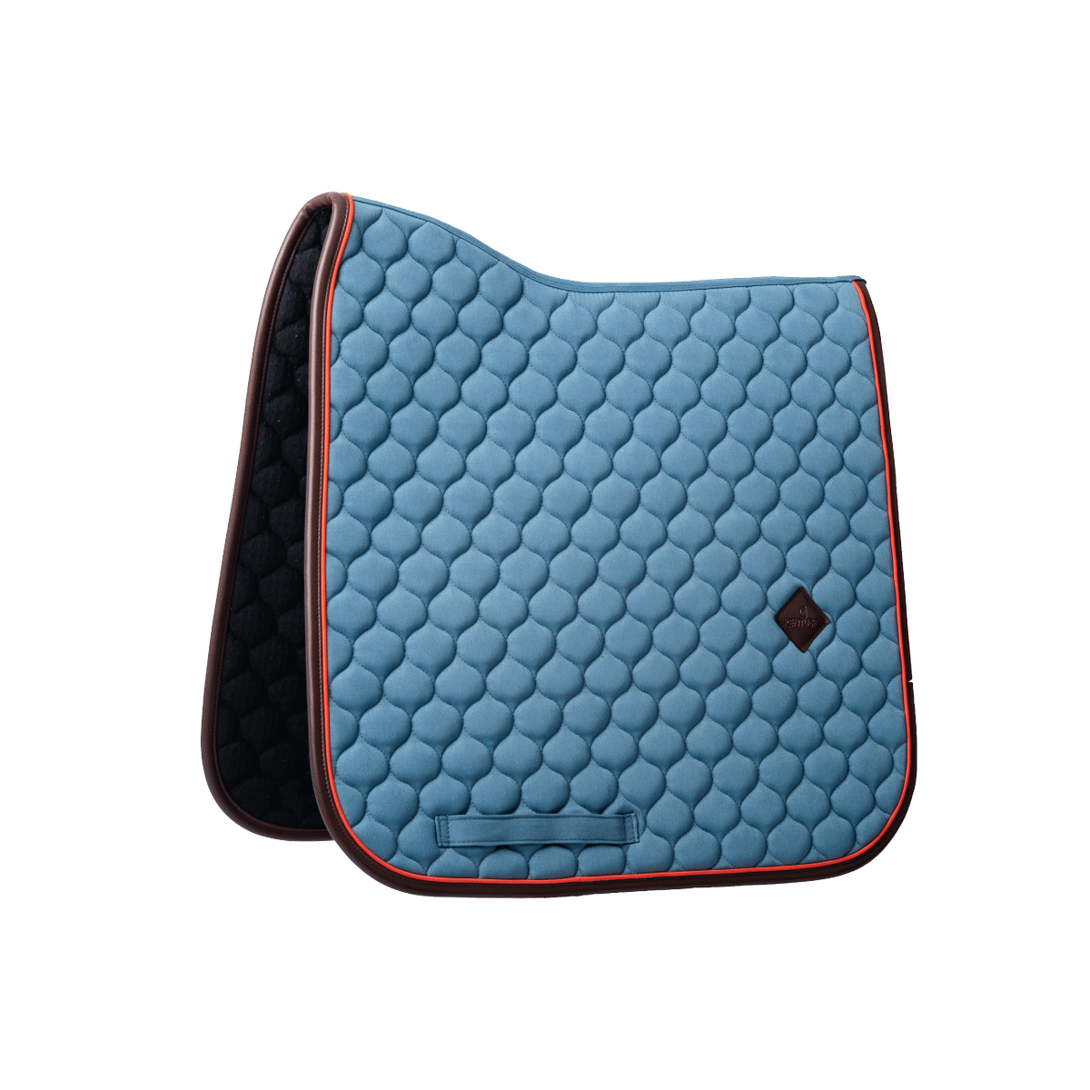 Kentucky Horsewear Saddle Pad Onion Quilt Neon Leather Dressage