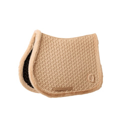 Kentucky Horsewear Saddle Pad Fake Fur Plaited Quilt Jumping