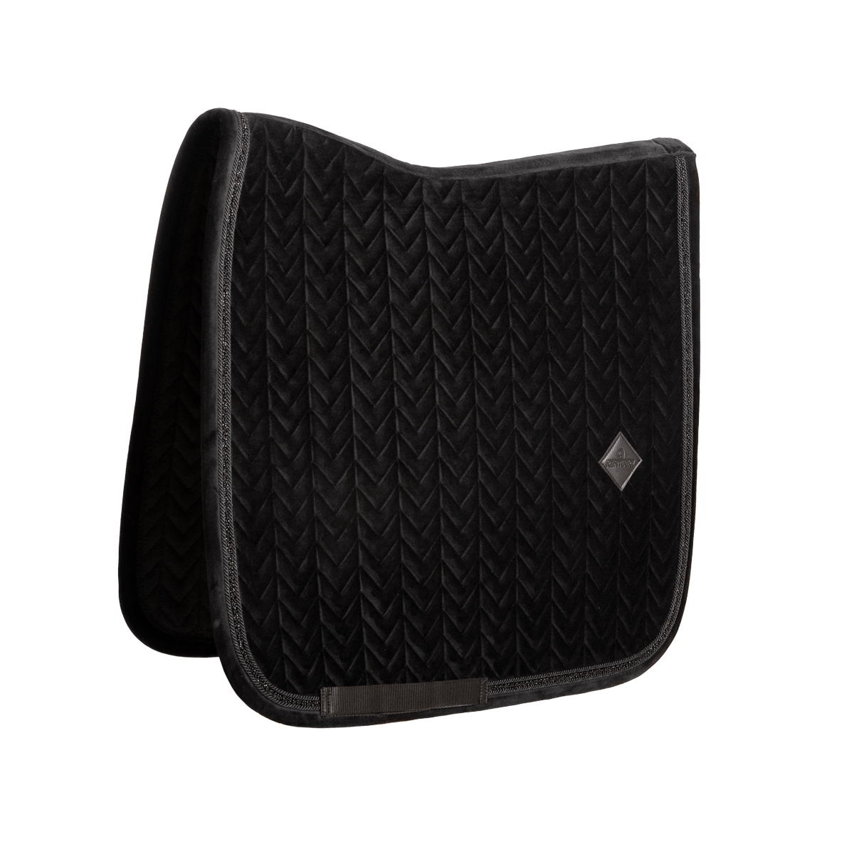Kentucky Horsewear Saddle Pad Velvet Mini Pearls Dressage