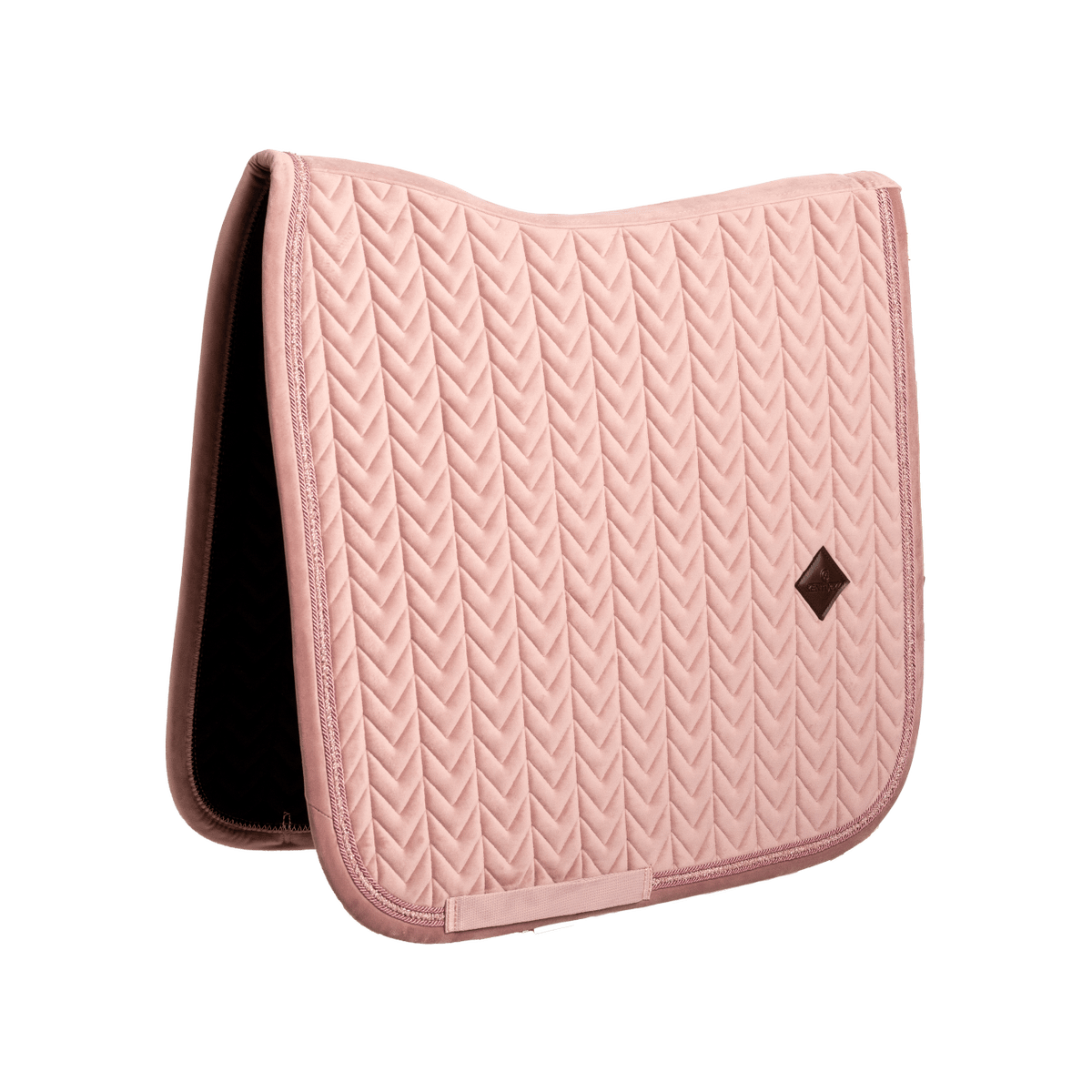 Kentucky Horsewear Saddle Pad Velvet Mini Pearls Dressage