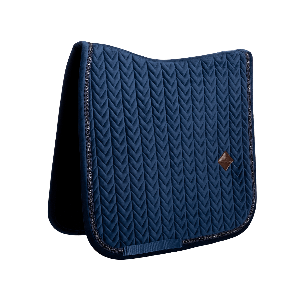 Kentucky Horsewear Saddle Pad Velvet Mini Pearls Dressage