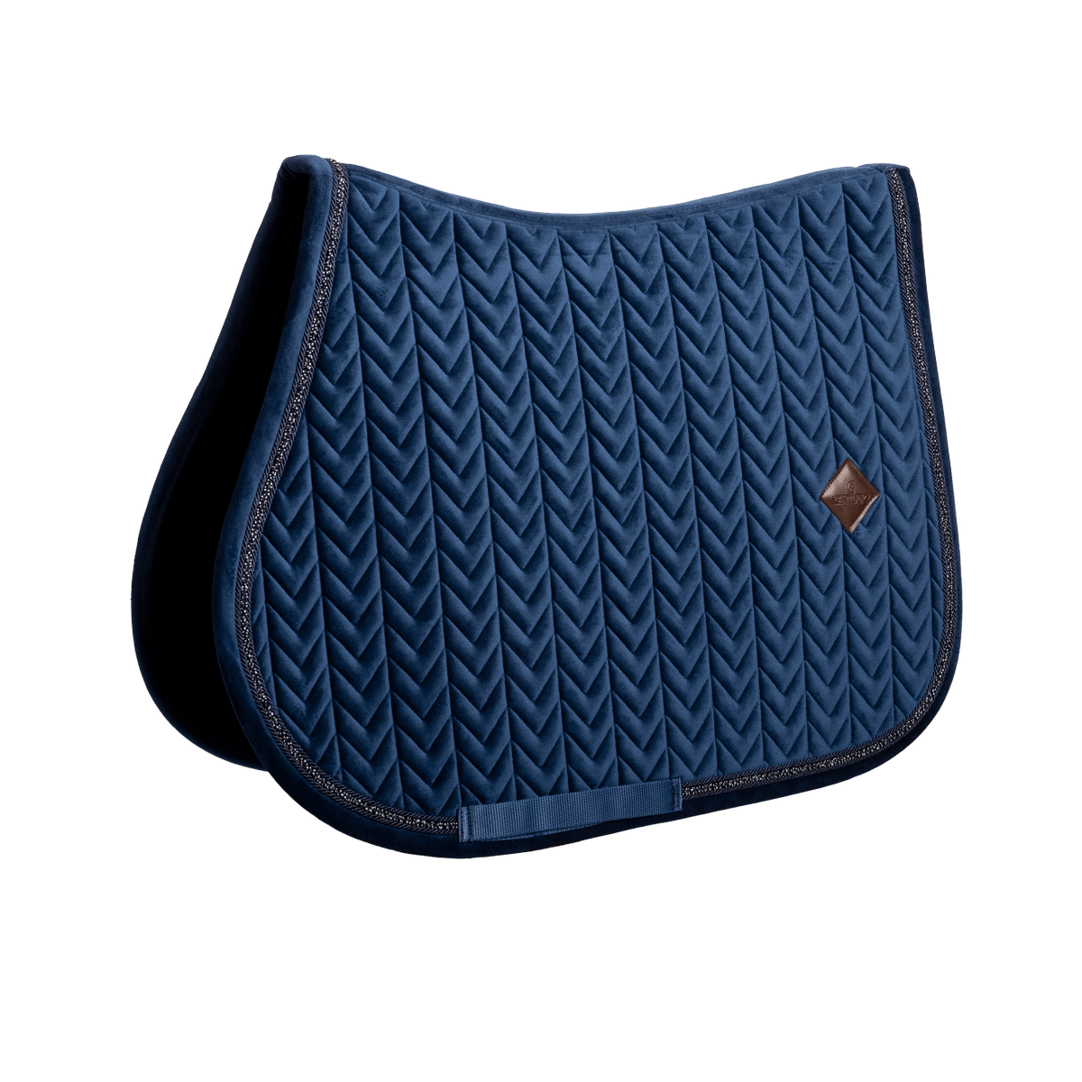 Kentucky Horsewear Saddle Pad Velvet Mini Pearls Jumping