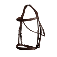 Dy'on New English Collection Plaited Noseband Bridle Without Flash