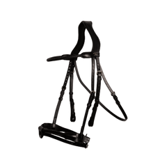 Dy'on New English Collection Braided Noseband Bridle with Removable Flash