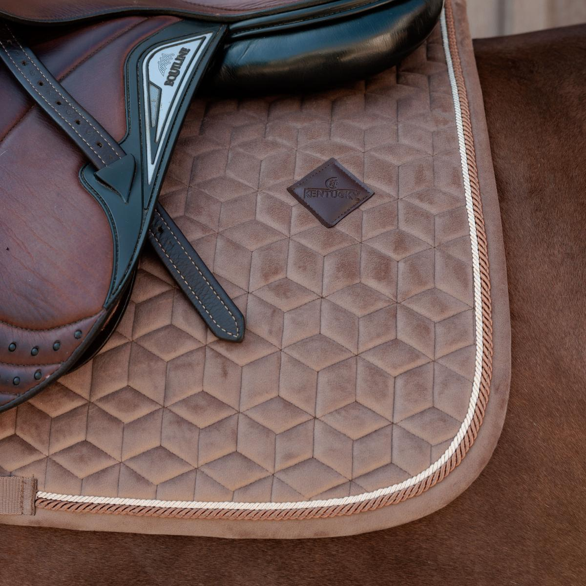 Kentucky Horsewear Saddle Pad Velvet Jumping