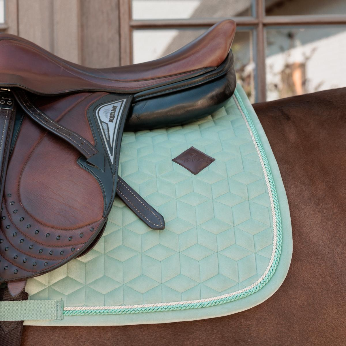 Kentucky Horsewear Saddle Pad Velvet Jumping