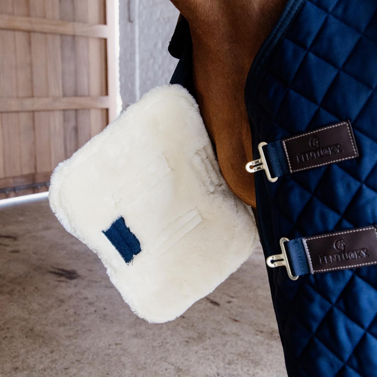 Kentucky Horsewear Quilted Chest Expander Vegan Sheepskin