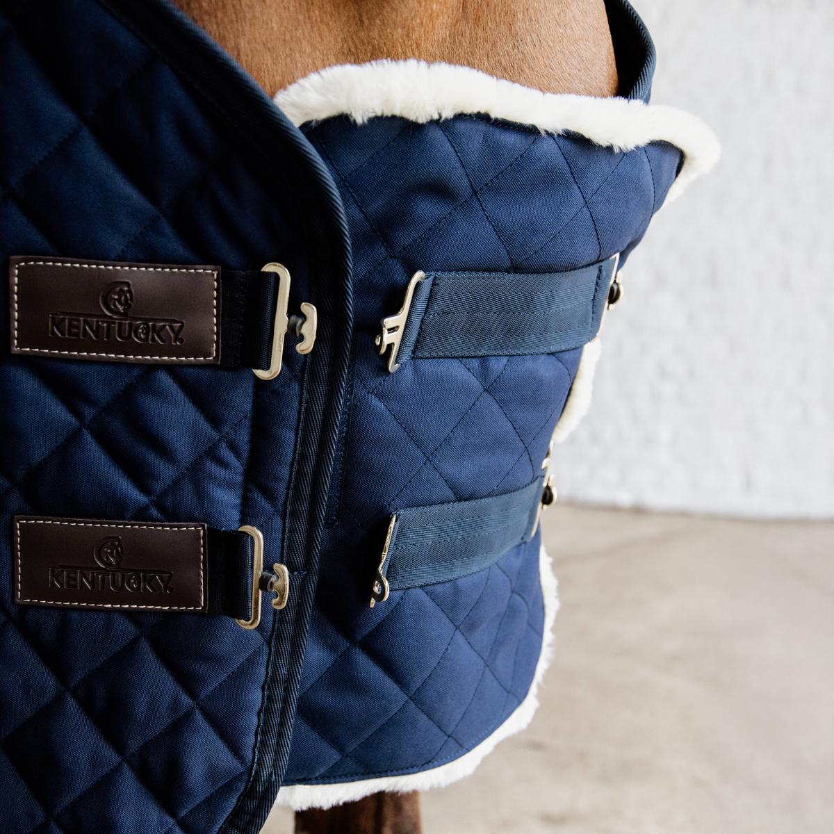 Kentucky Horsewear Quilted Chest Expander Vegan Sheepskin