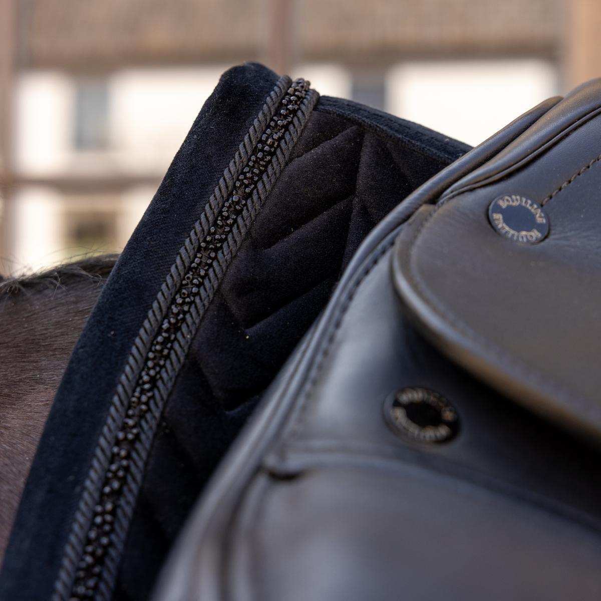 Kentucky Horsewear Saddle Pad Velvet Mini Pearls Dressage