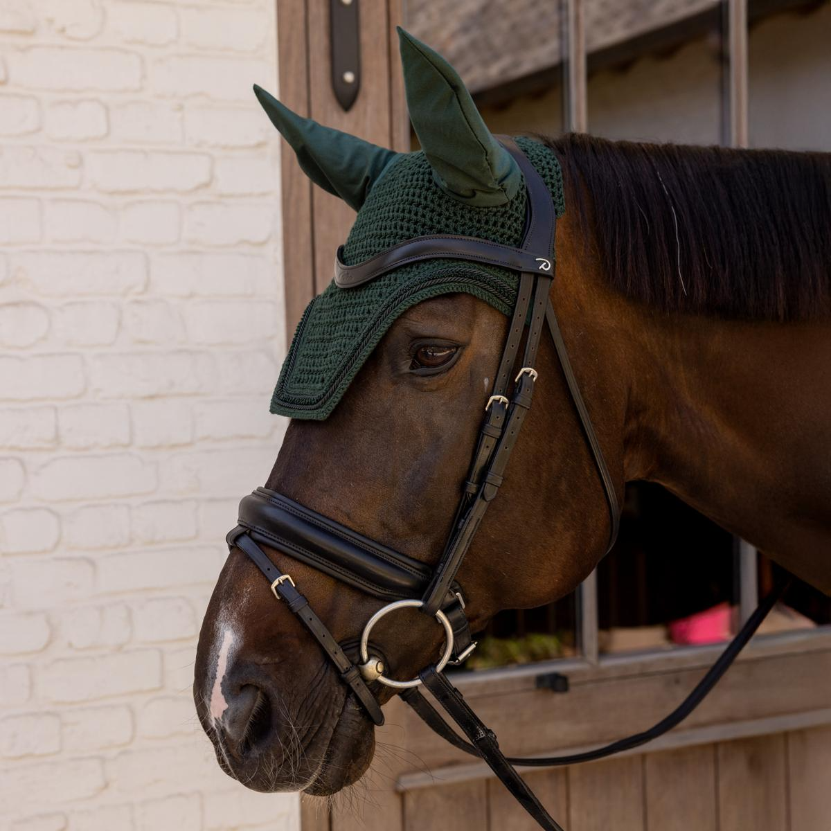 Kentucky Horsewear Fly Veil Wellington Velvet Mini Pearls