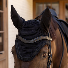 Kentucky Horsewear Fly Veil Wellington Velvet Mini Pearls