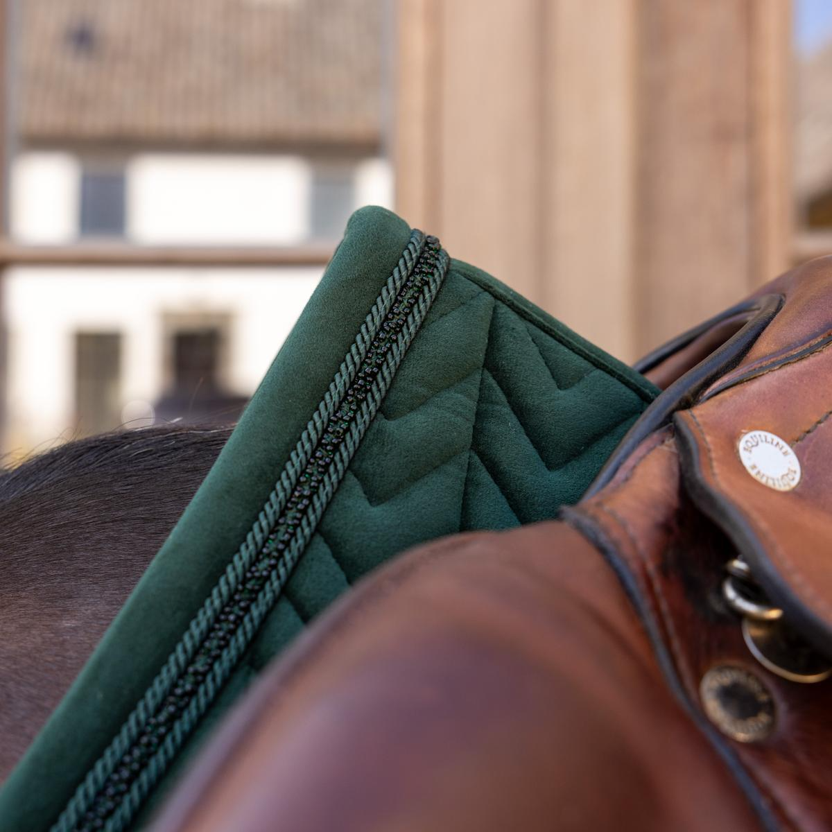 Kentucky Horsewear Saddle Pad Velvet Mini Pearls Jumping