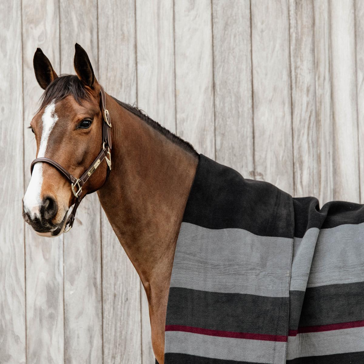 Kentucky Horsewear Heavy Fleece Rug Square Stripes