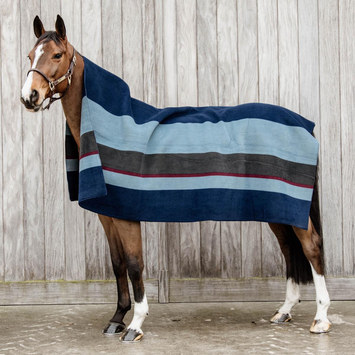 Kentucky Horsewear Heavy Fleece Rug Square Stripes
