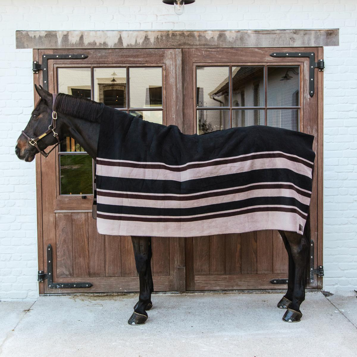 Kentucky Horsewear Heavy Fleece Rug Square Stripes