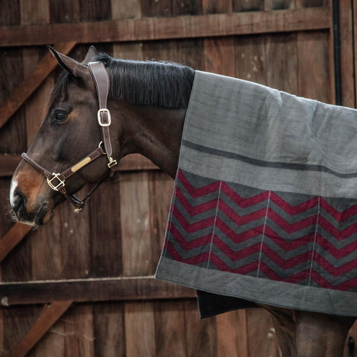Kentucky Horsewear Heavy Fleece Rug Square Fishbone