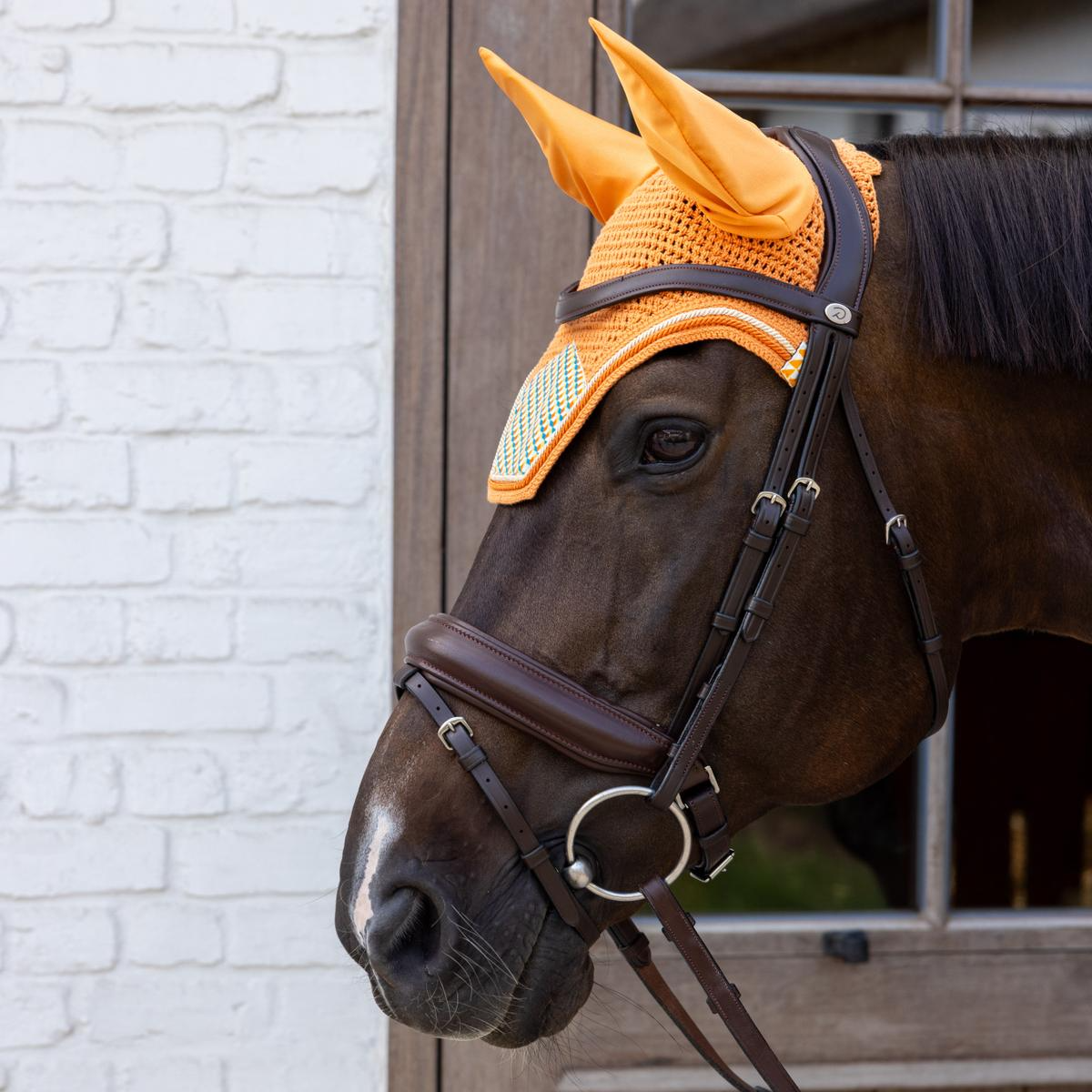 Kentucky Horsewear Fly Veil Wellington Velvet Printing