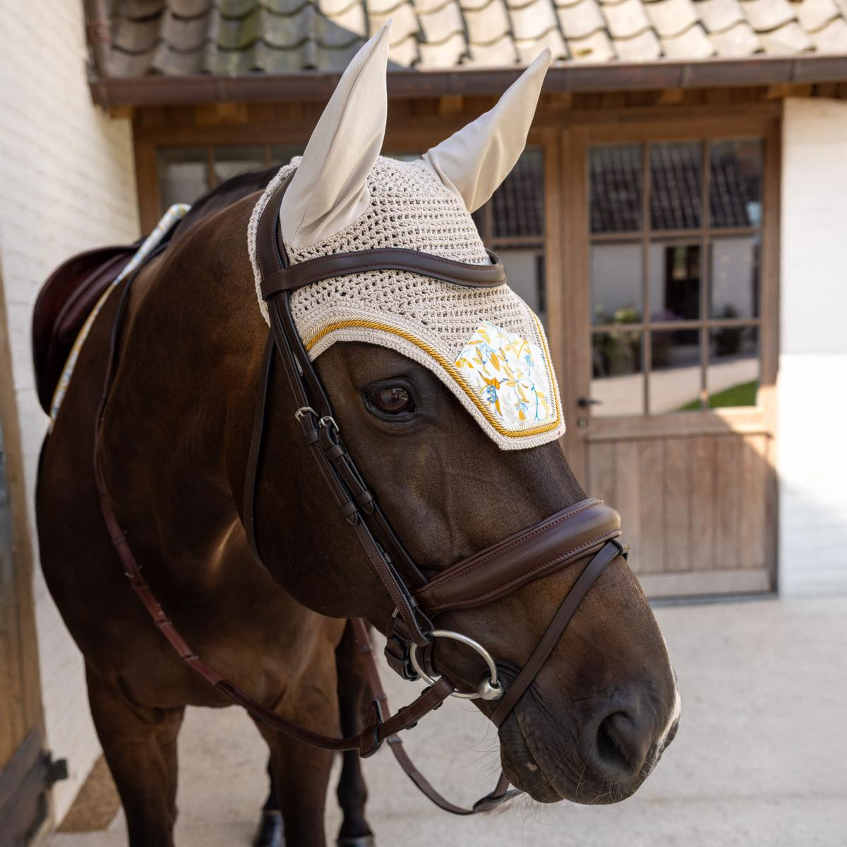 Kentucky Horsewear Fly Veil Wellington Velvet Printing