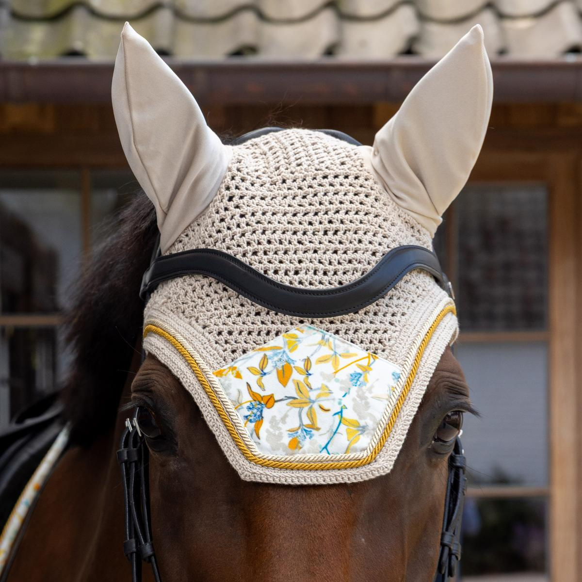 Kentucky Horsewear Fly Veil Wellington Velvet Printing