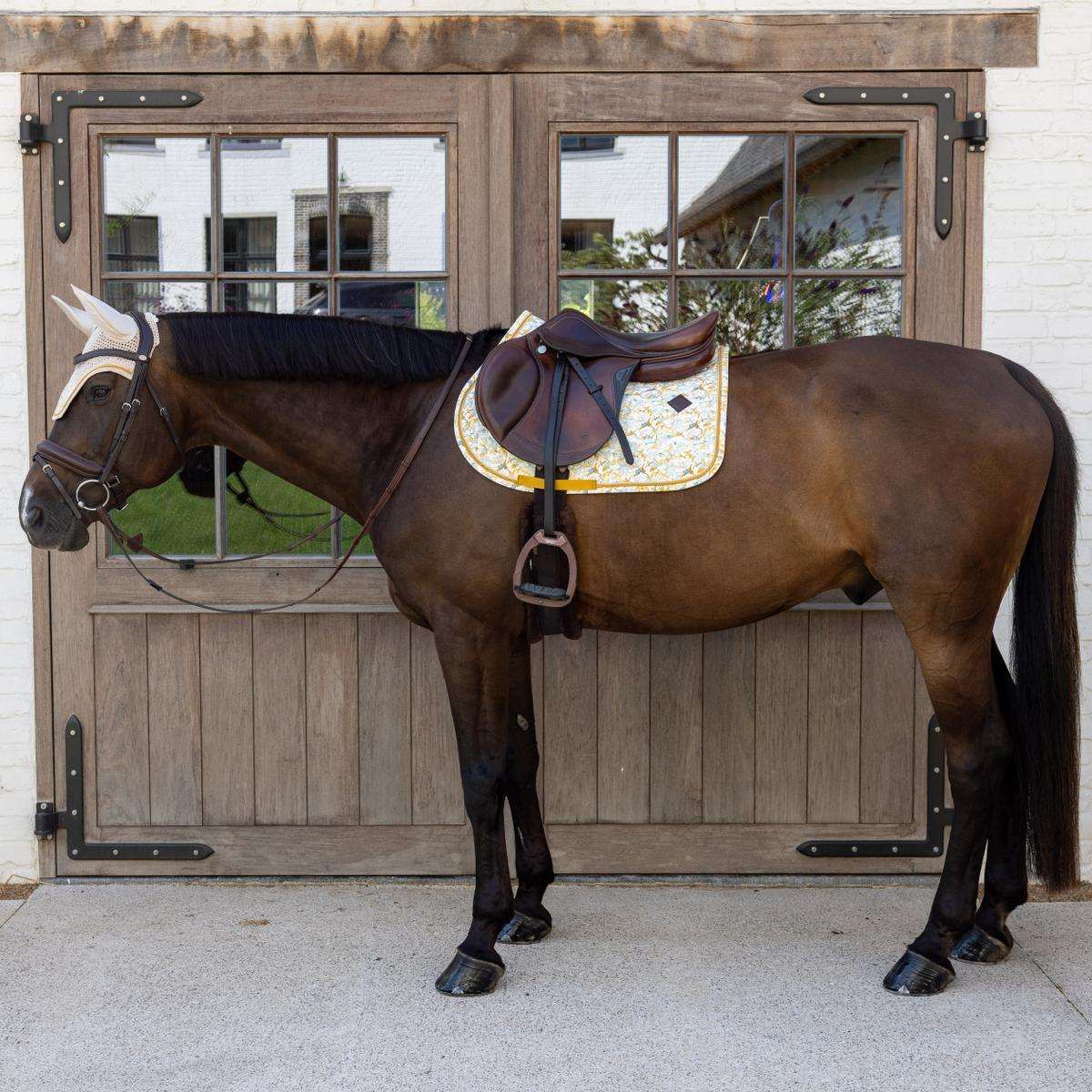 Kentucky Horsewear Fly Veil Wellington Velvet Printing