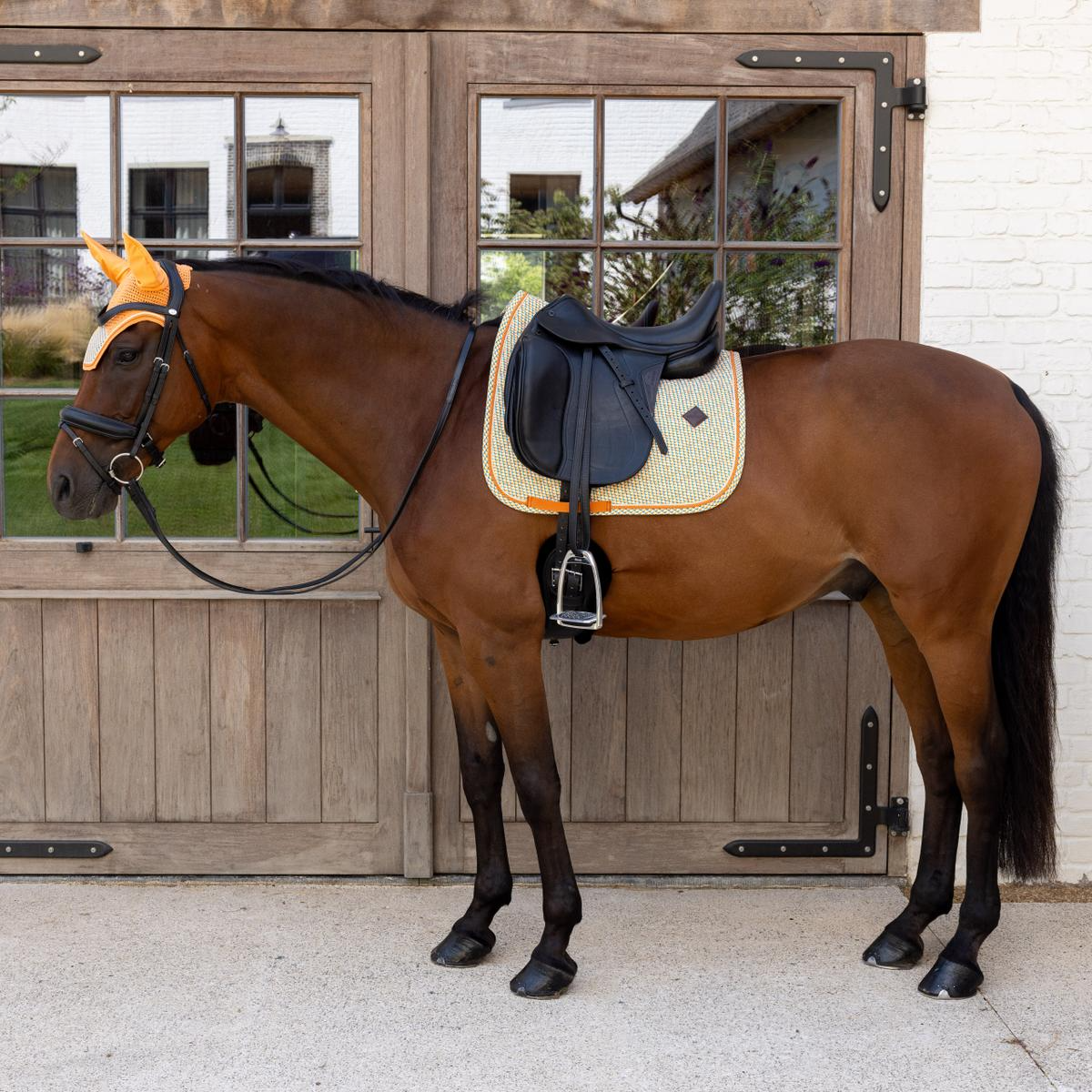 Kentucky Horsewear Saddle Pad Velvet Printing Dressage