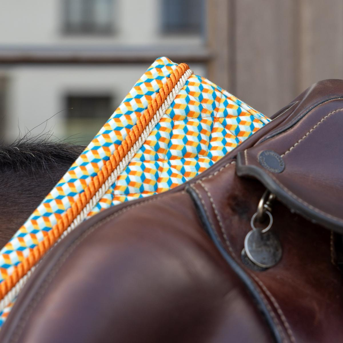 Kentucky Horsewear Saddle Pad Velvet Printing Jumping