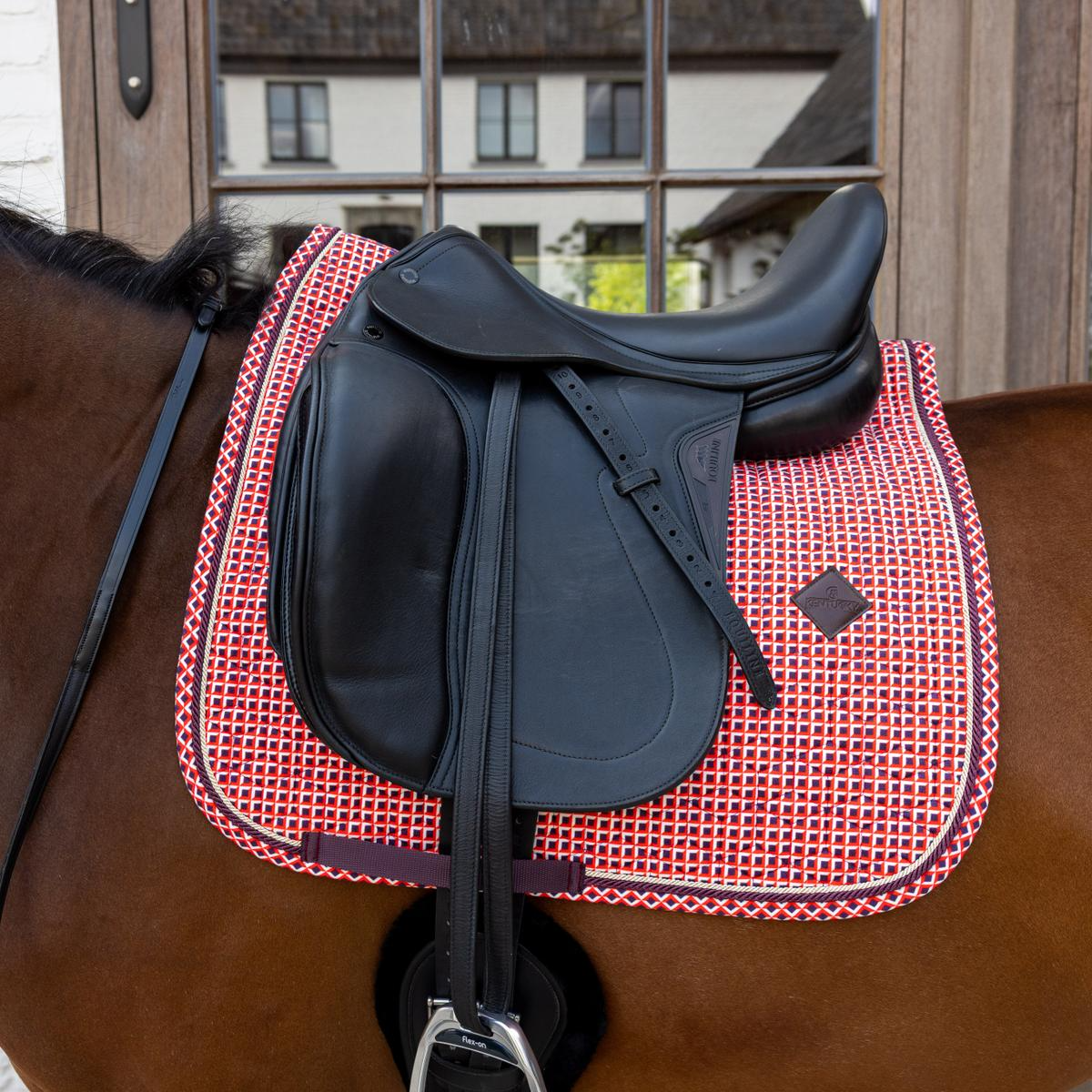 Kentucky Horsewear Saddle Pad Velvet Printing Dressage