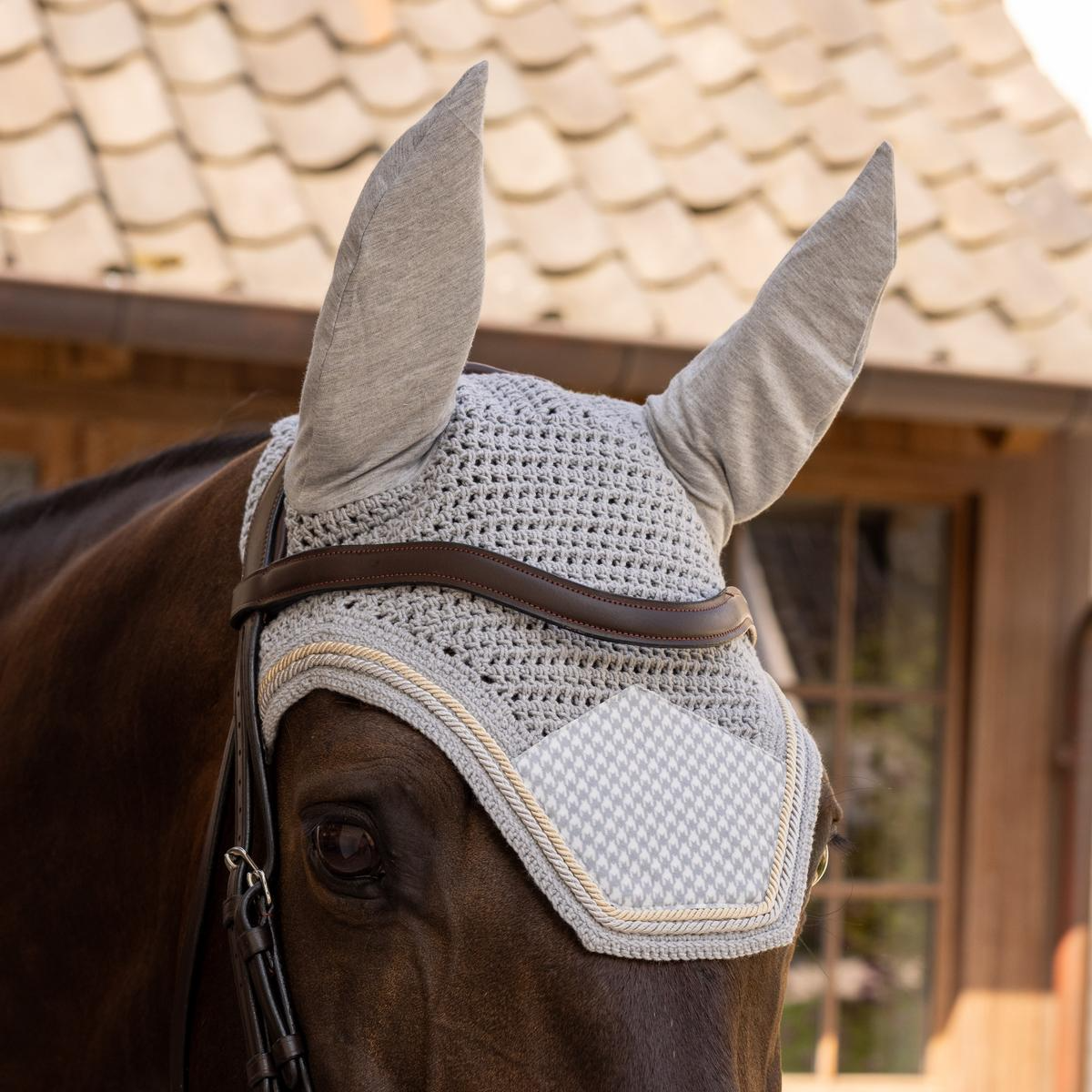 Kentucky Horsewear Fly Veil Wellington Velvet Printing
