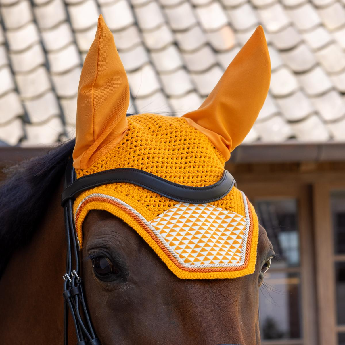 Kentucky Horsewear Fly Veil Wellington Velvet Printing