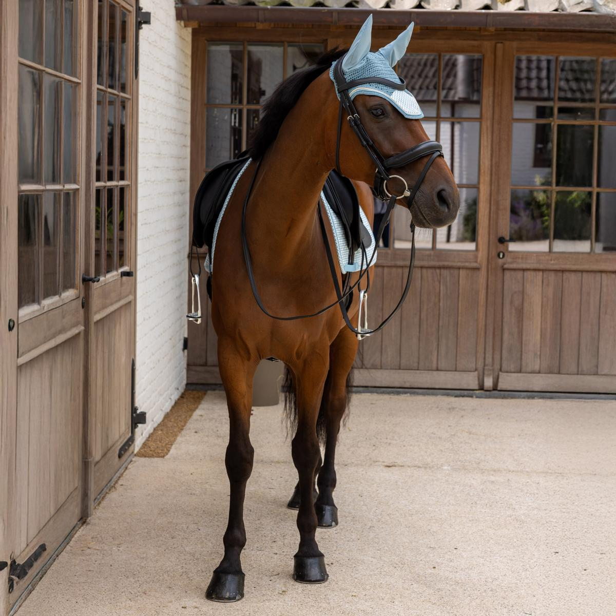 Kentucky Horsewear Fly Veil Wellington Velvet Printing
