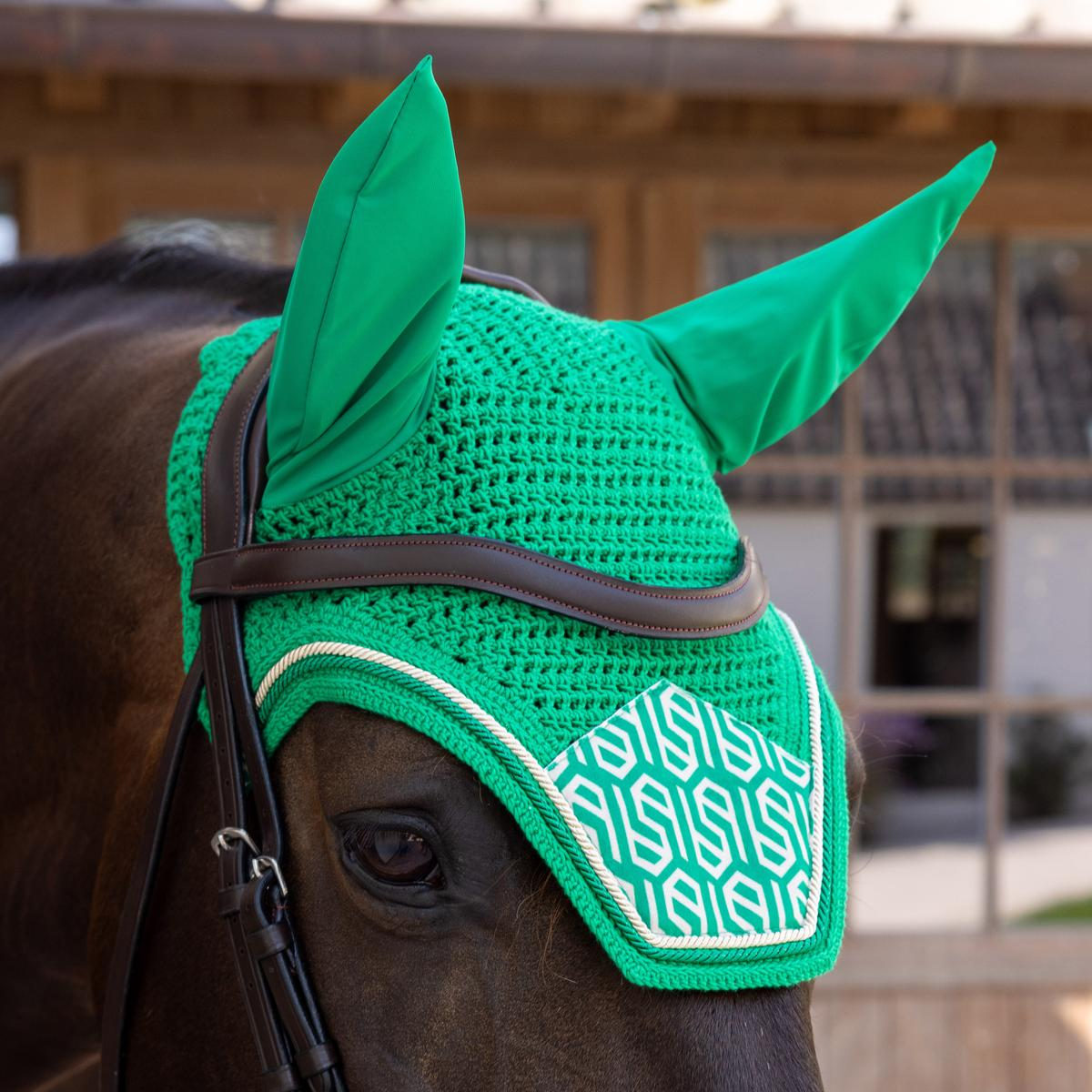 Kentucky Horsewear Fly Veil Wellington Velvet Printing
