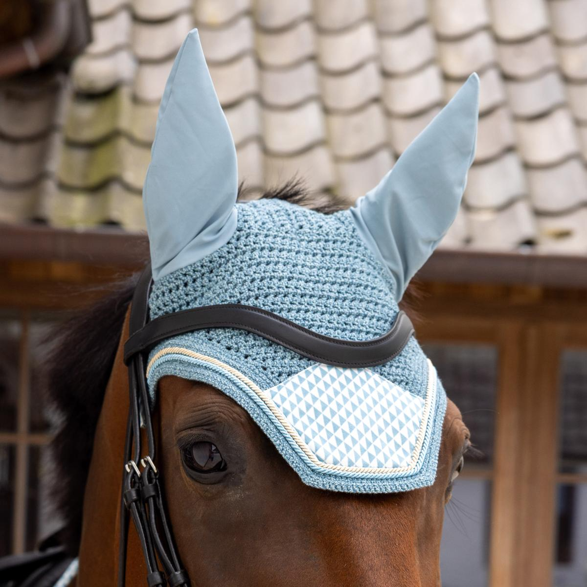 Kentucky Horsewear Fly Veil Wellington Velvet Printing