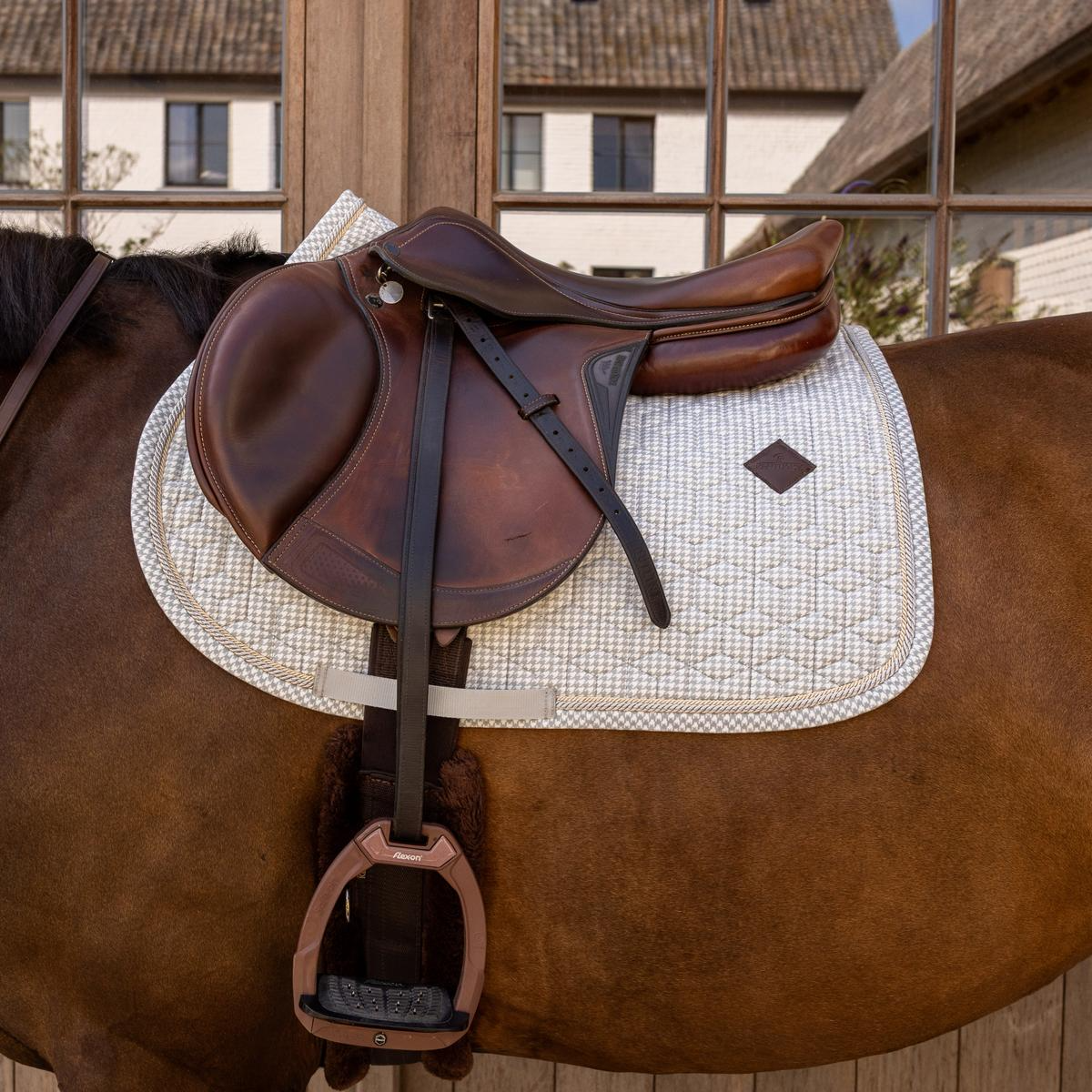 Kentucky Horsewear Saddle Pad Velvet Printing Jumping