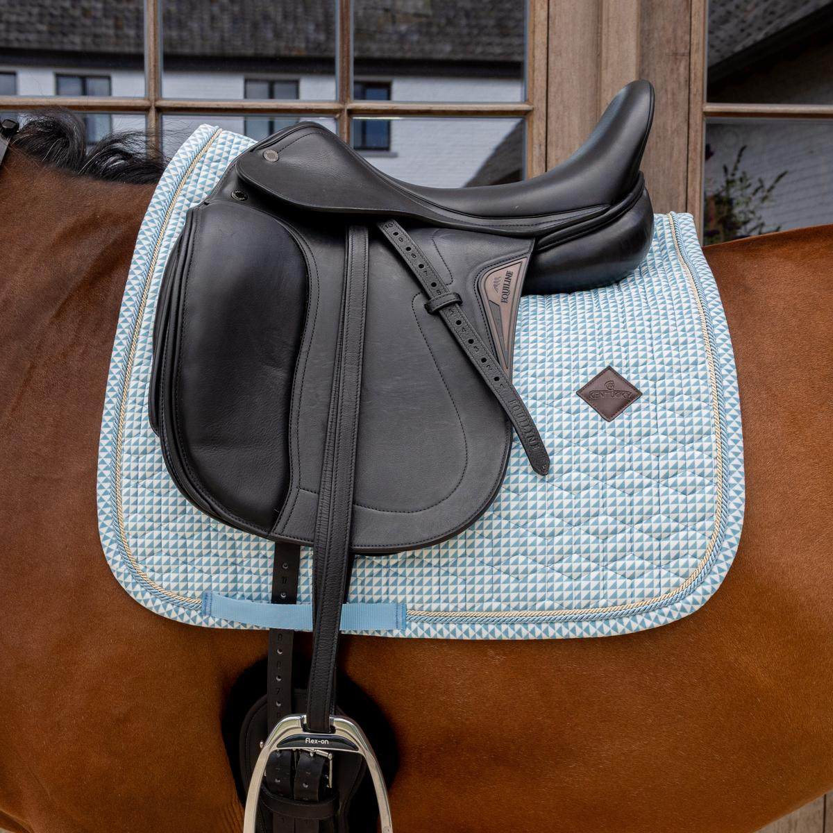 Kentucky Horsewear Saddle Pad Velvet Printing Dressage