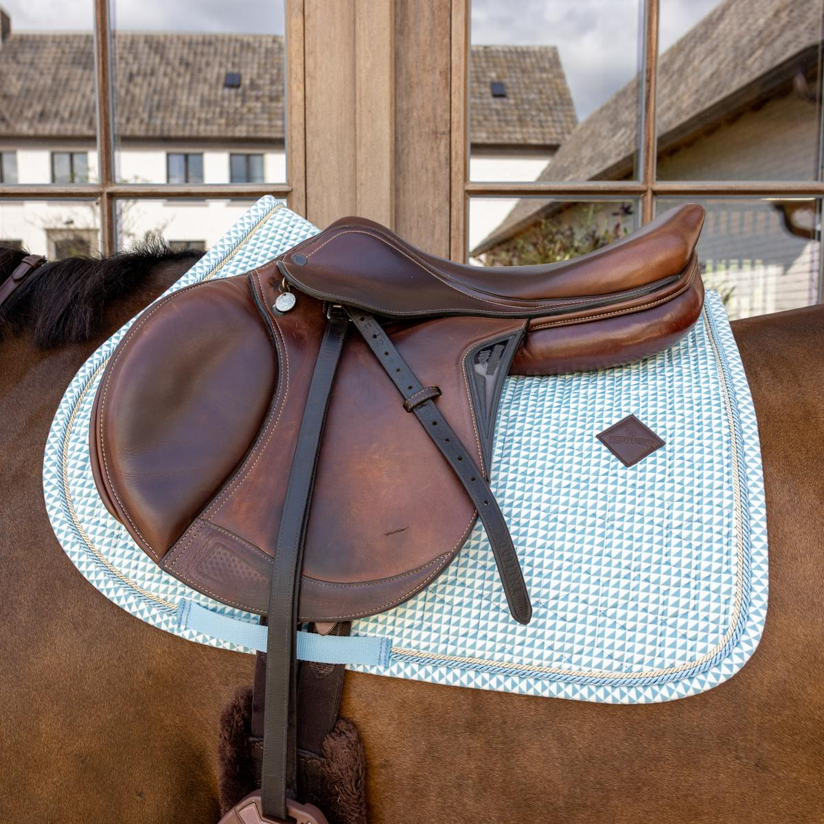 Kentucky Horsewear Saddle Pad Velvet Printing Jumping