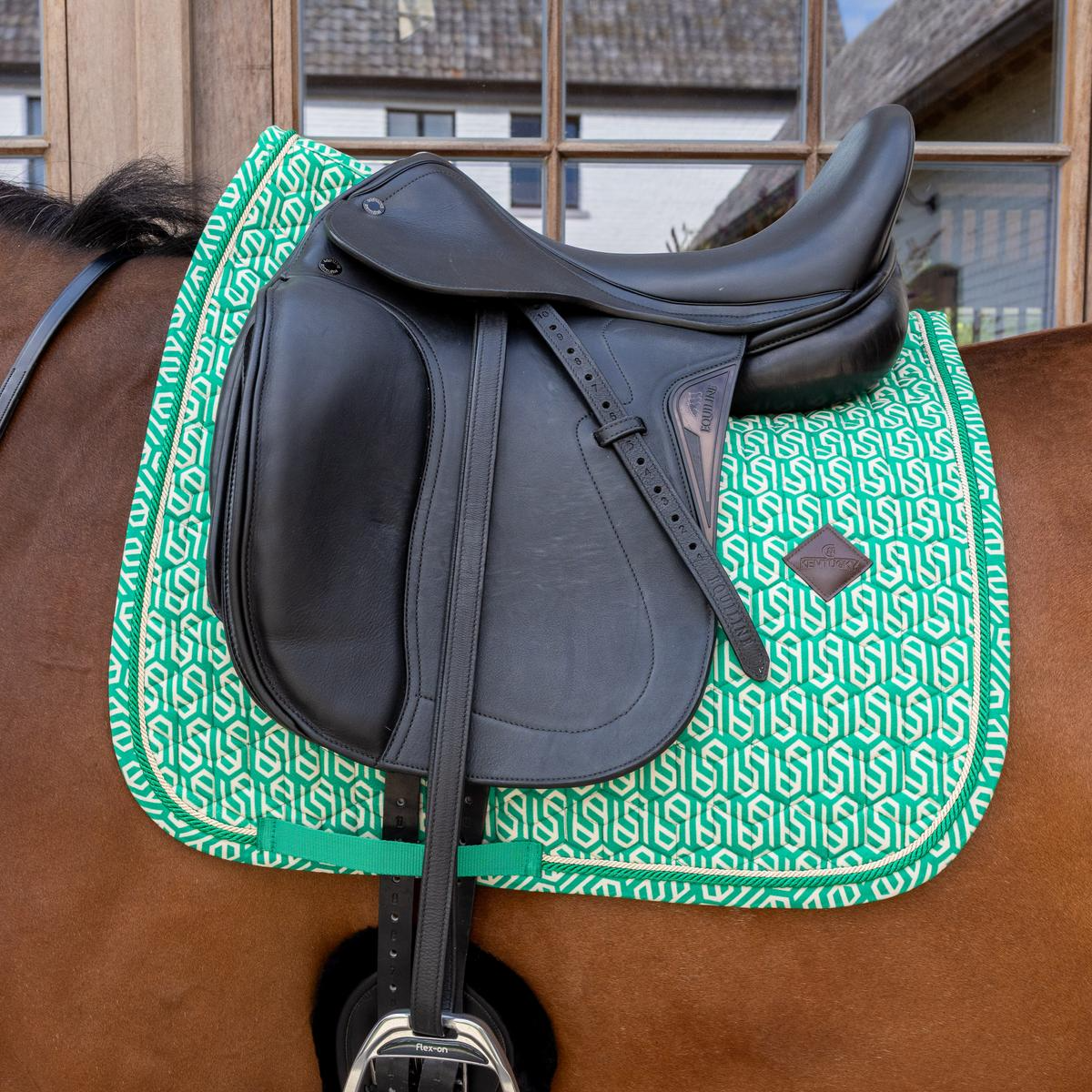 Kentucky Horsewear Saddle Pad Velvet Printing Dressage