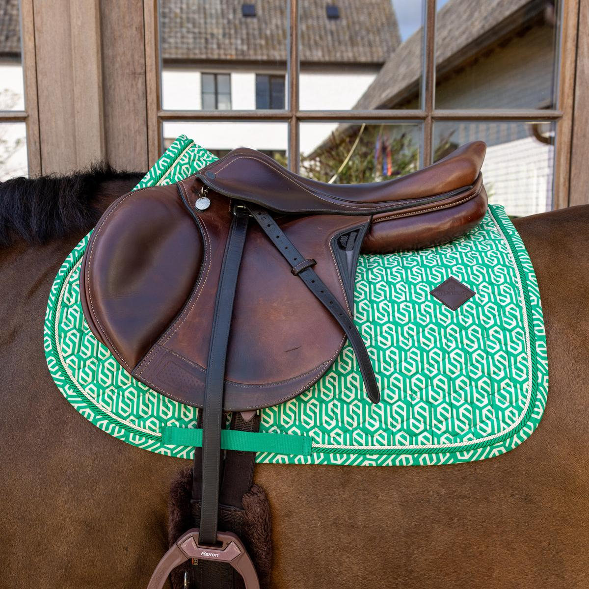 Kentucky Horsewear Saddle Pad Velvet Printing Jumping