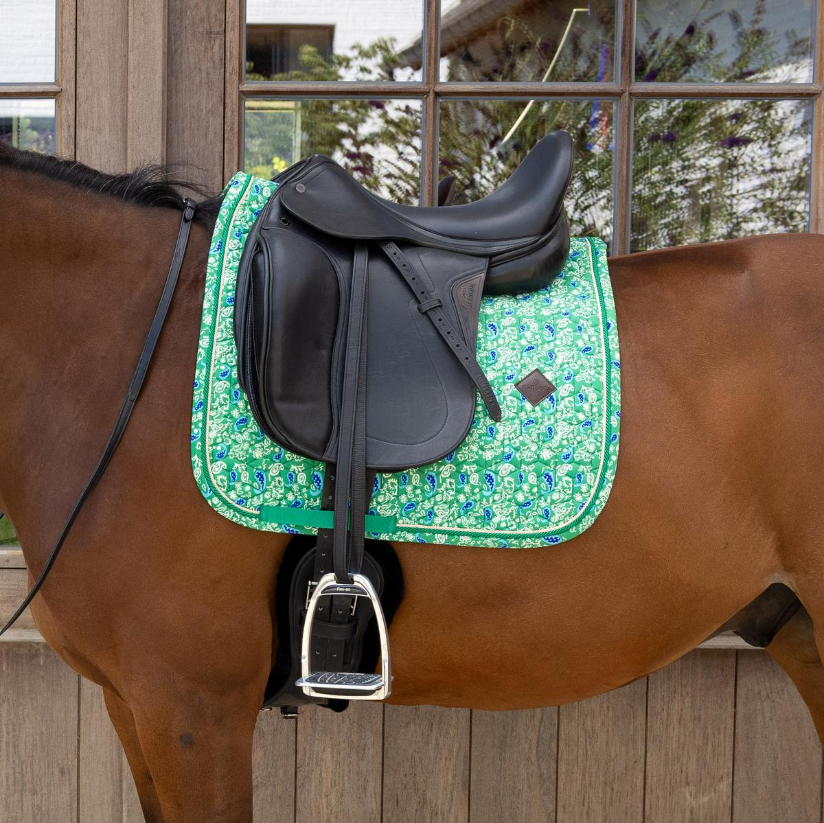 Kentucky Horsewear Saddle Pad Velvet Printing Dressage