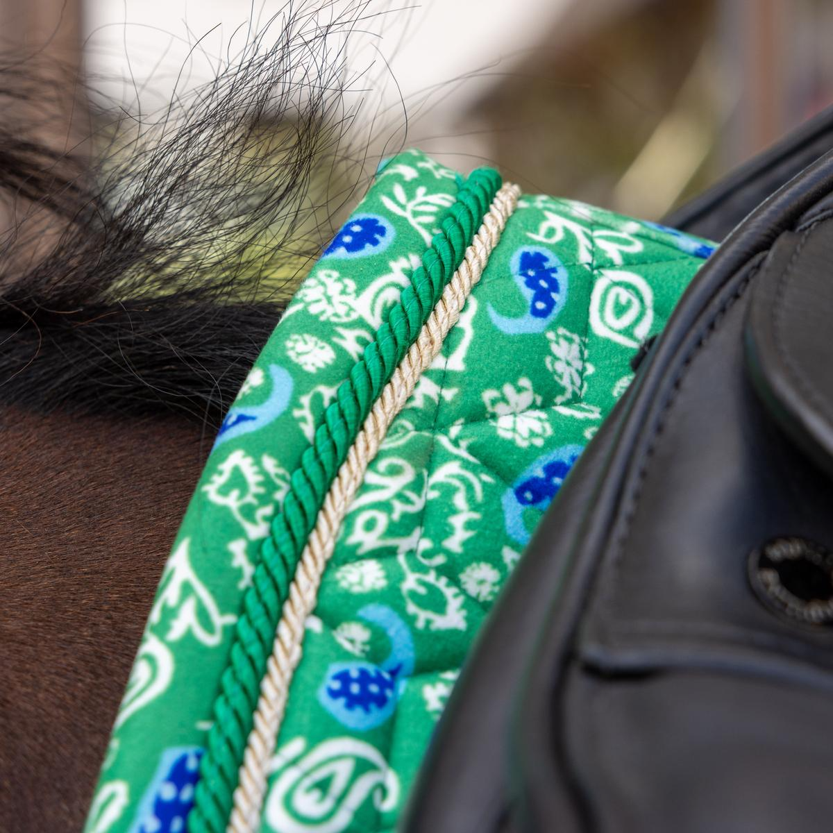 Kentucky Horsewear Saddle Pad Velvet Printing Dressage